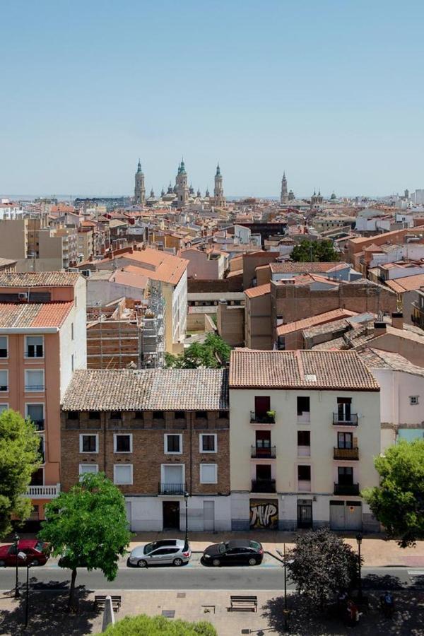El Balcon De Plaza Santo Domingo Apartment Zaragoza Bagian luar foto